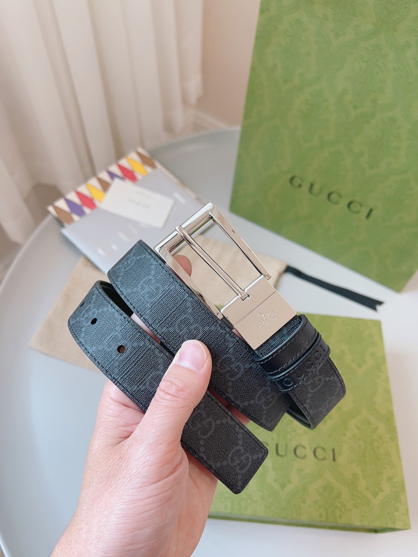 スーパーコピーグッチベルト着用イメージ